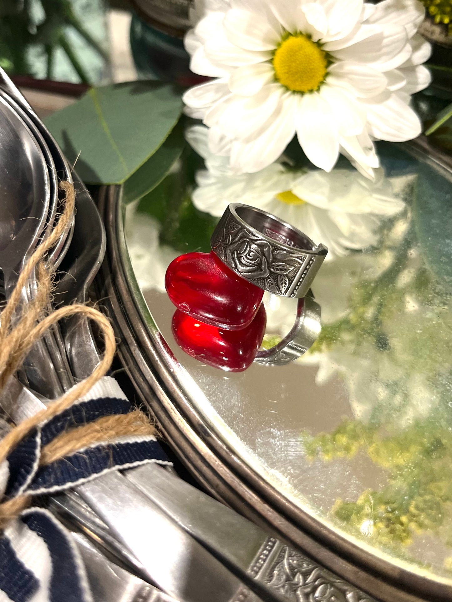 Laureen -stainless spoon ring- Vintage 1960’s