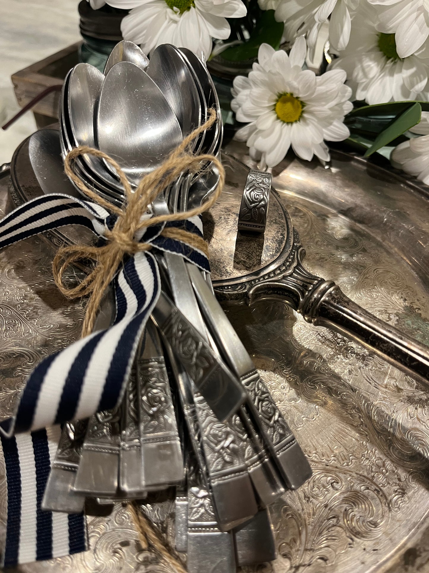 Laureen -stainless spoon ring- Vintage 1960’s