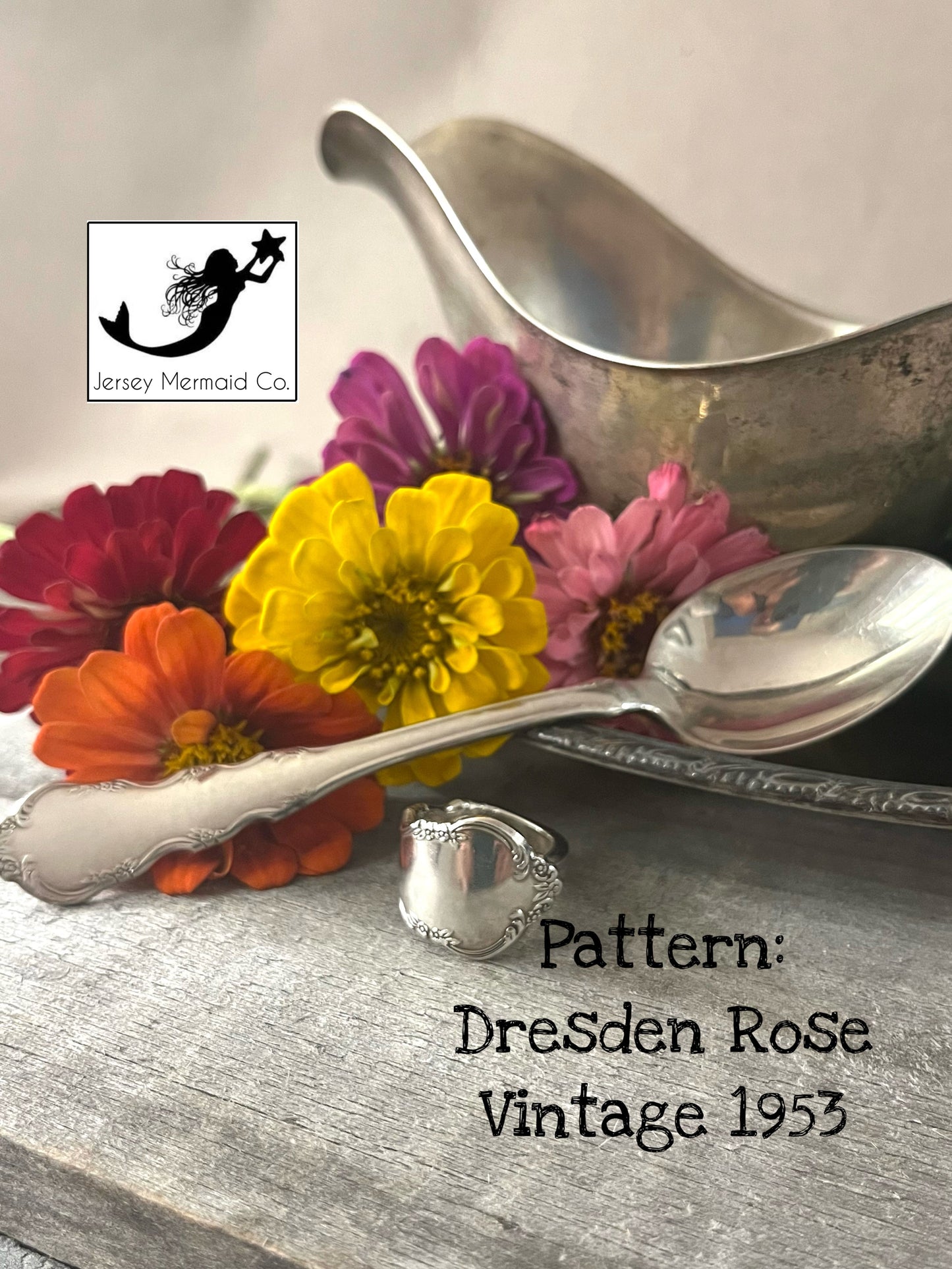 Reflection Teaspoon Spoon Ring- Vintage 1959