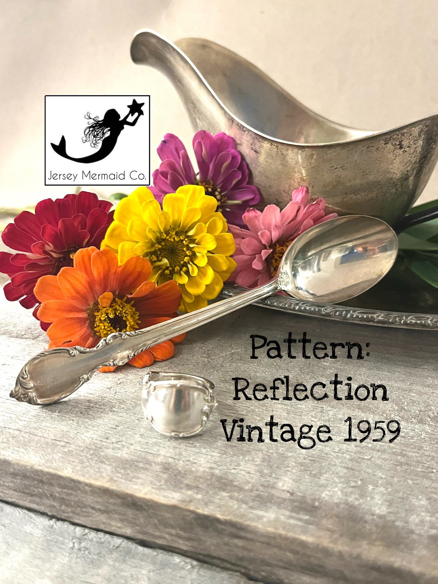 Reflection Teaspoon Spoon Ring- Vintage 1959