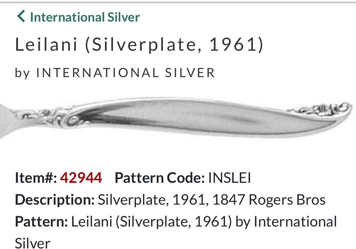 Leilani : Teaspoon Wrap style Spoon Ring- Vintage 1961