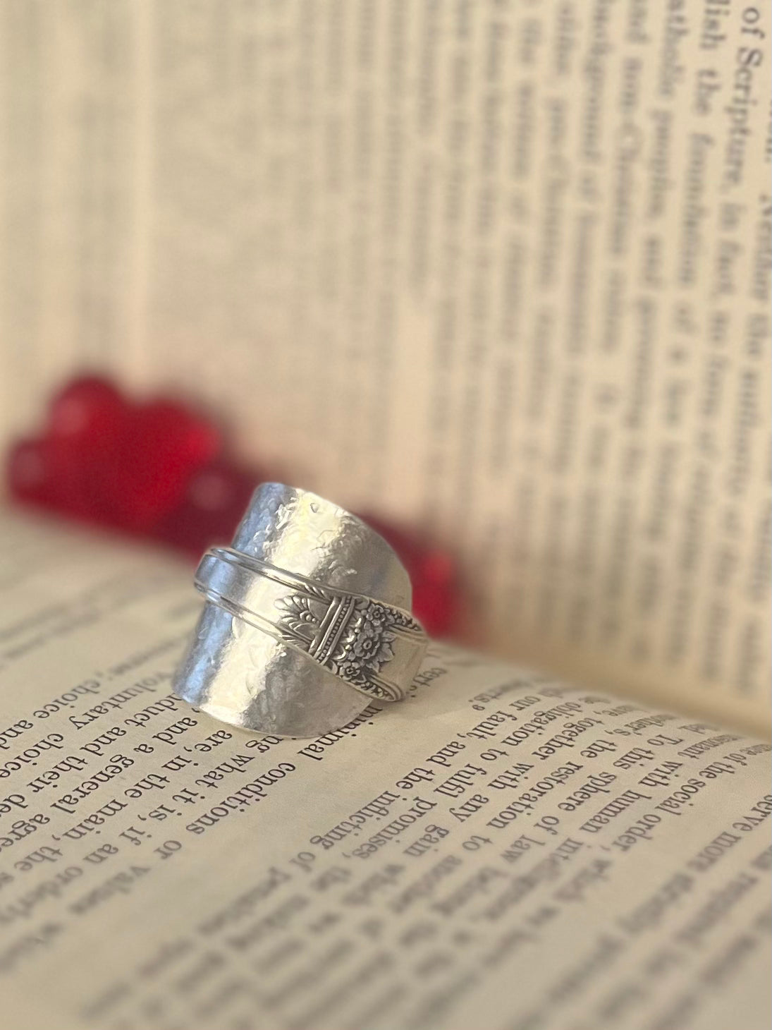 Saddle Design Spoon Ring First Love -Vintage 1937