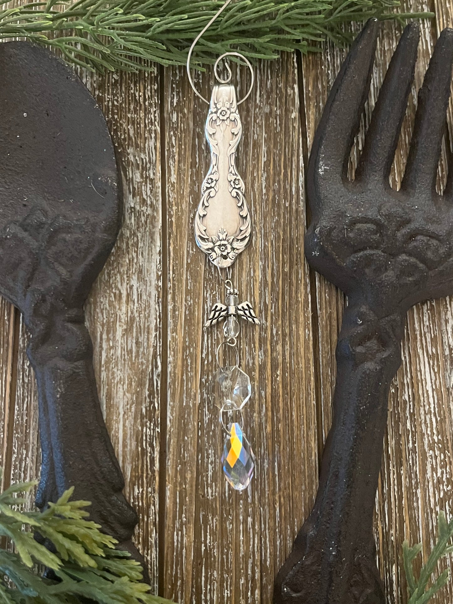 Angel - Vintage Silverware Ornament Pattern: Grand Elegance Vintage 1959