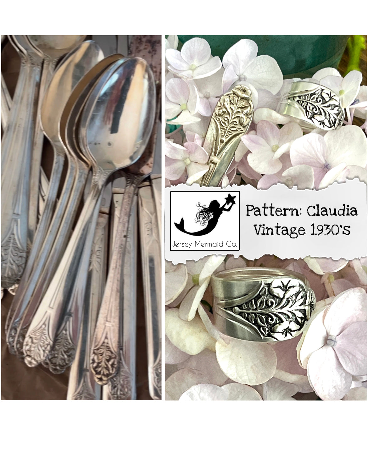 Claudia pattern  Spoon Ring- Vintage 1930’s