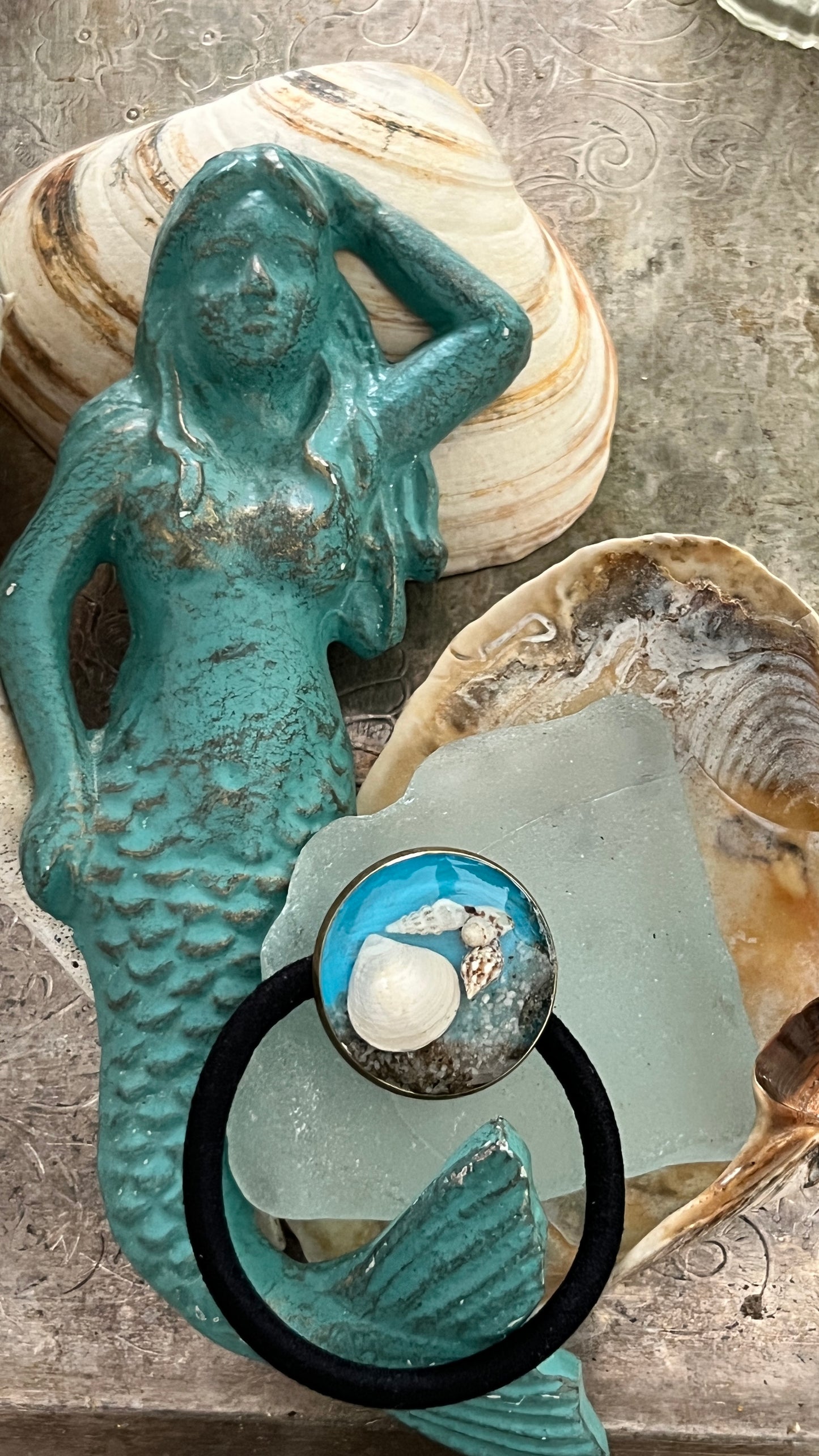Resin elastic Hair Tie