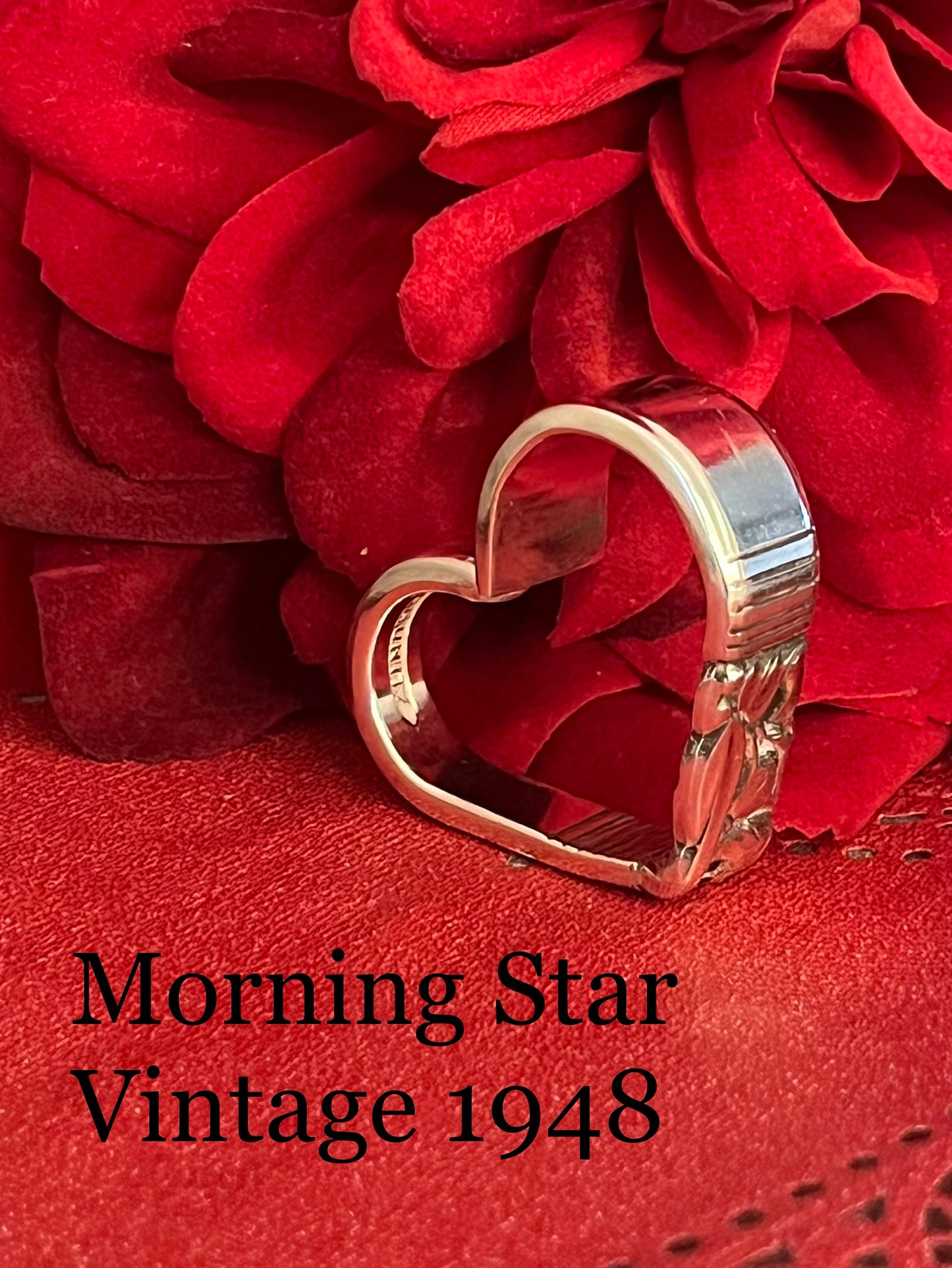 Heart Pendant - Pattern Morning Star, Vintage 1948