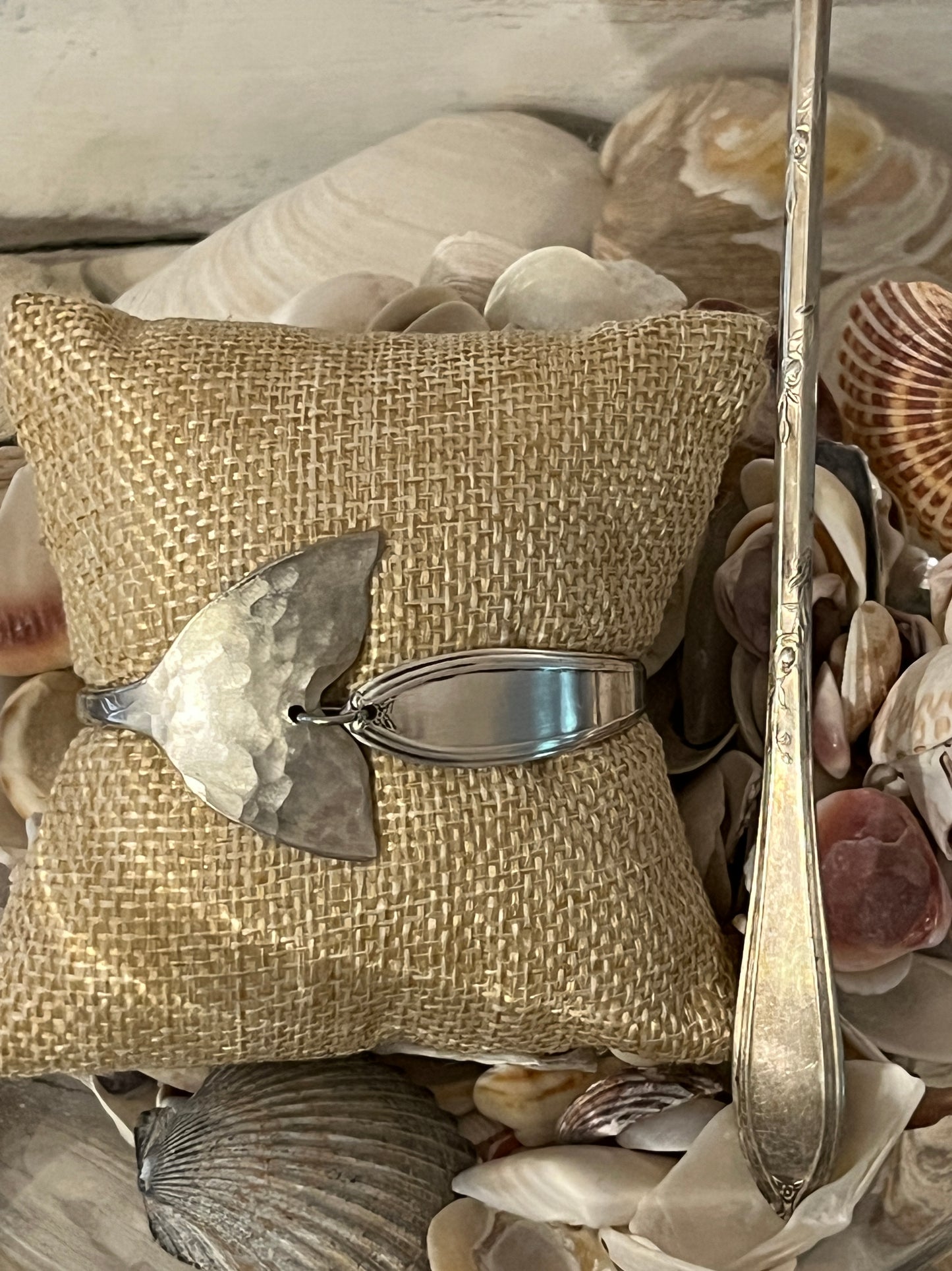 Mermaid Tail ( Magnetic Clasp) Bracelet- Pattern: Rosemary - Circa 1919