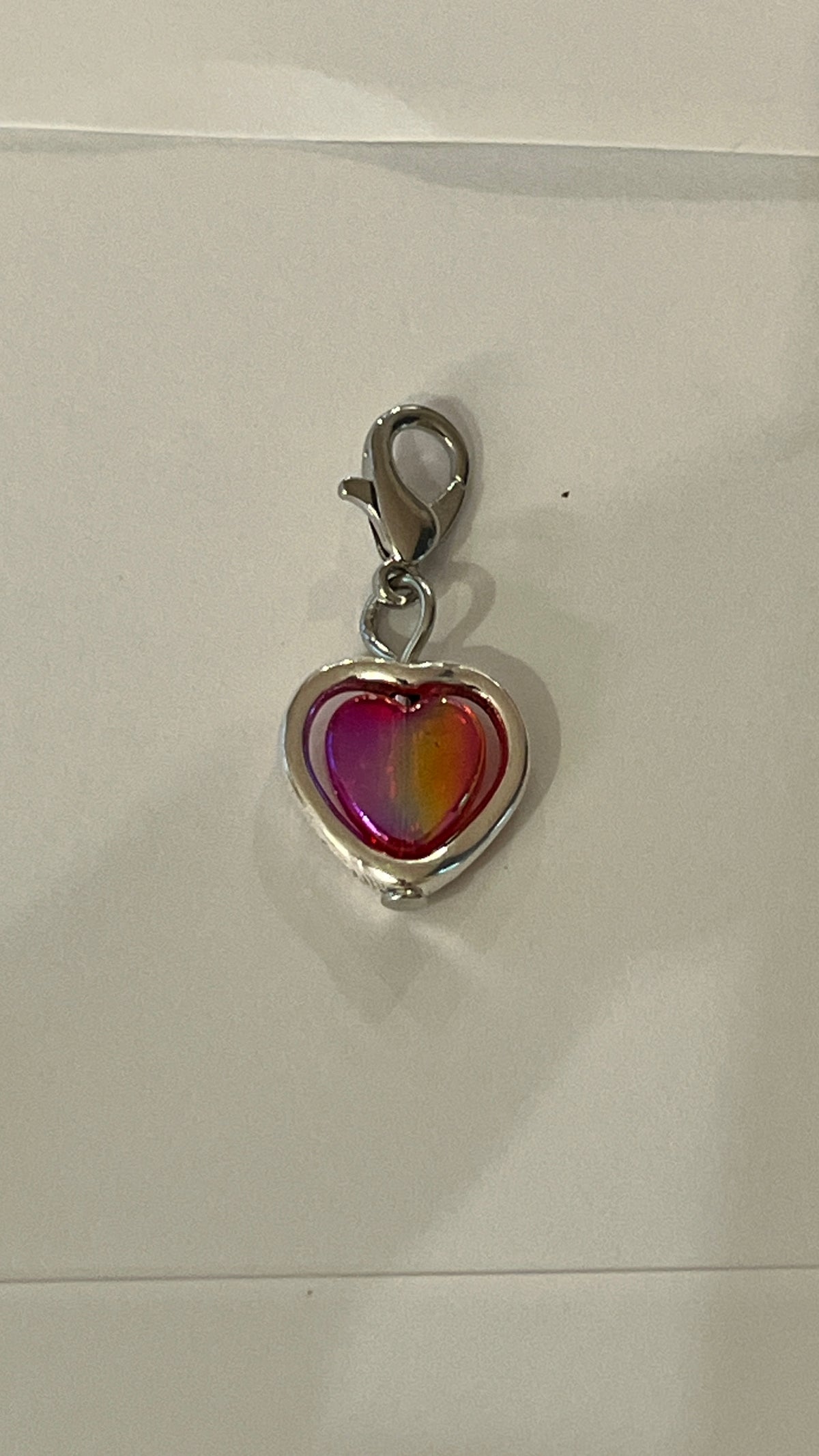 Jersey Girl clip on Charms- gold Sand dollar and heart charm