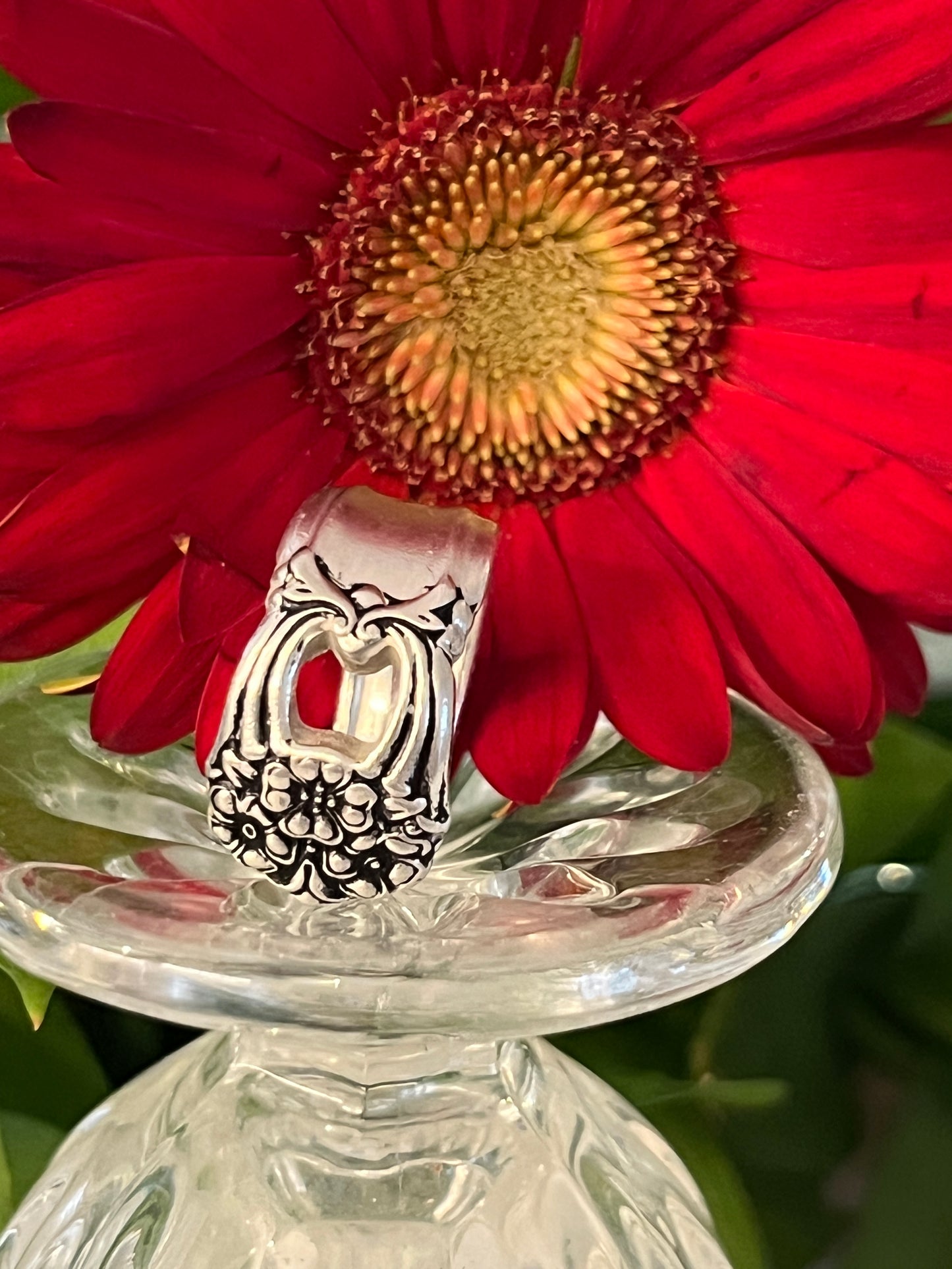 Eternally Yours Teaspoon Spoon Ring- Vintage 1941