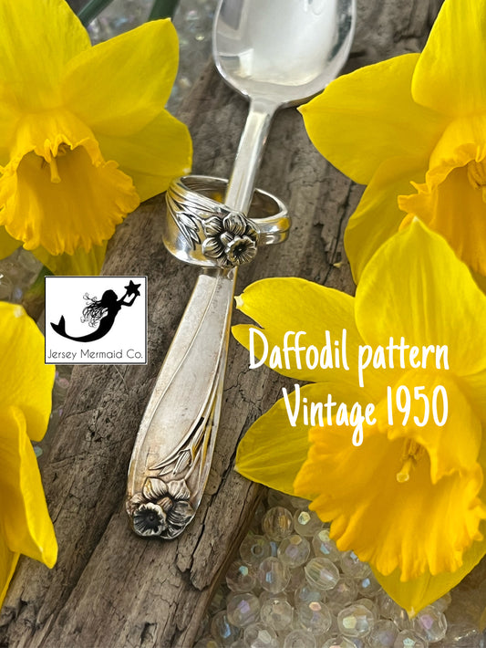 Spoon Ring-  Teaspoon Daffodil - 1950