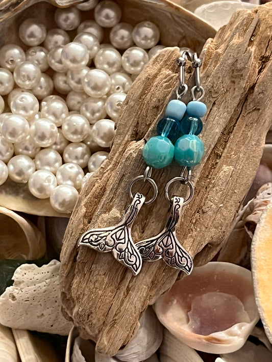Mermaid/Whale Tail Earrings