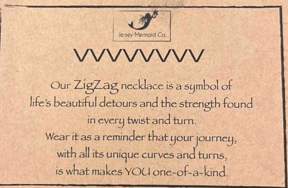 ZigZag Necklace without beads