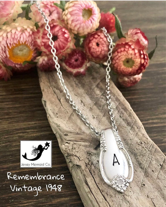 Initial Necklace-Vintage 1948
