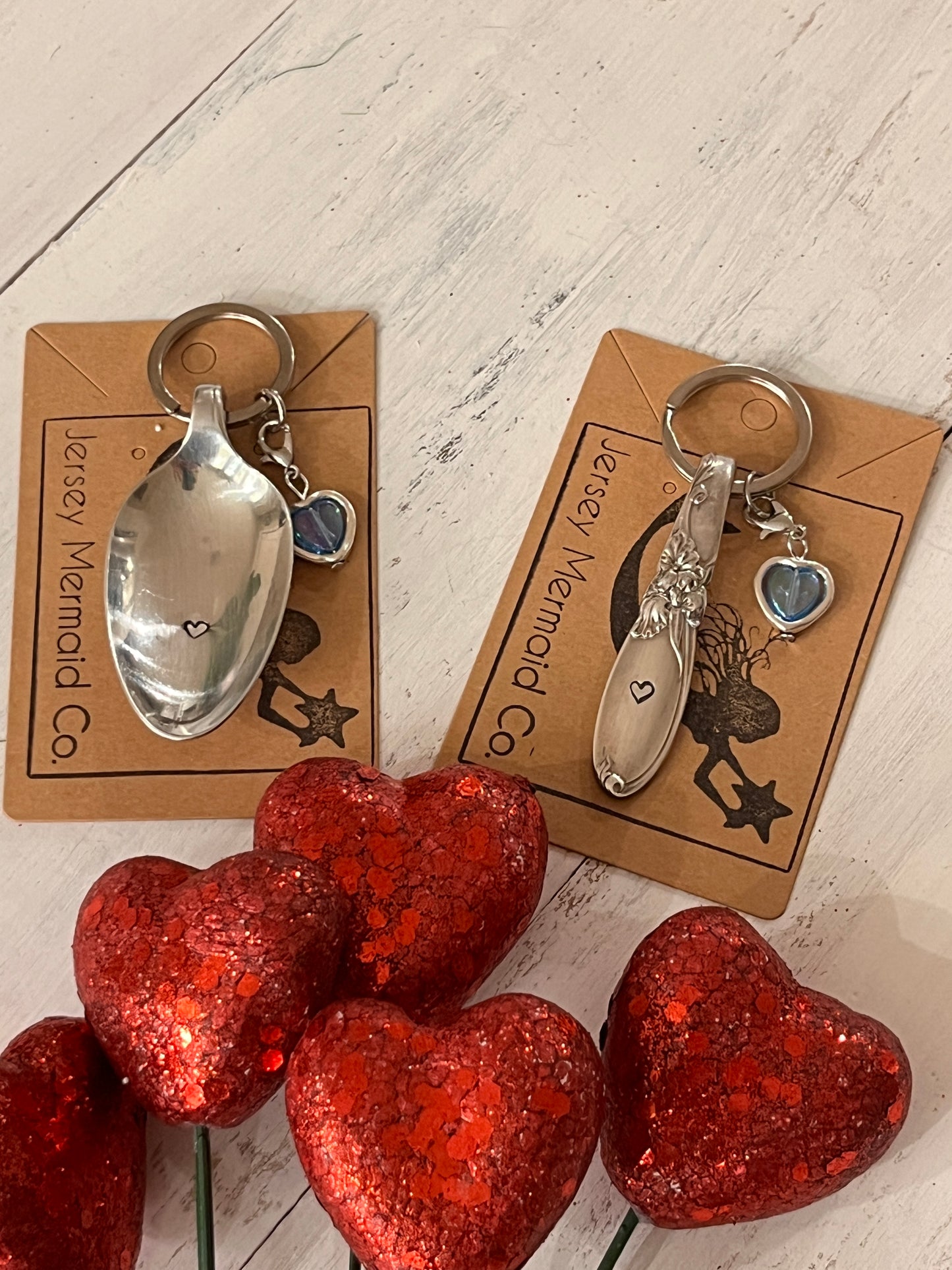 "A Serving of Love" - keychains * silverware patterns may vary