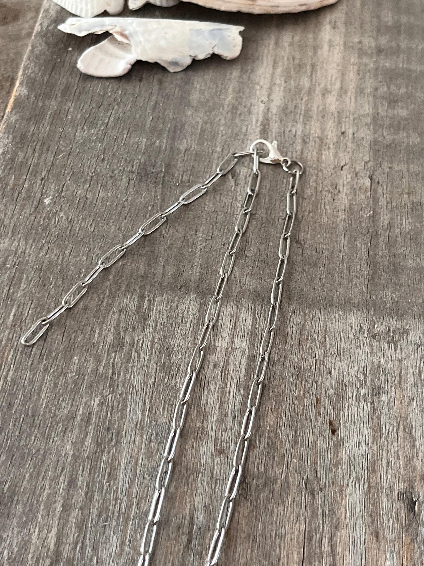 Hammered Heart Necklace and Earring set.