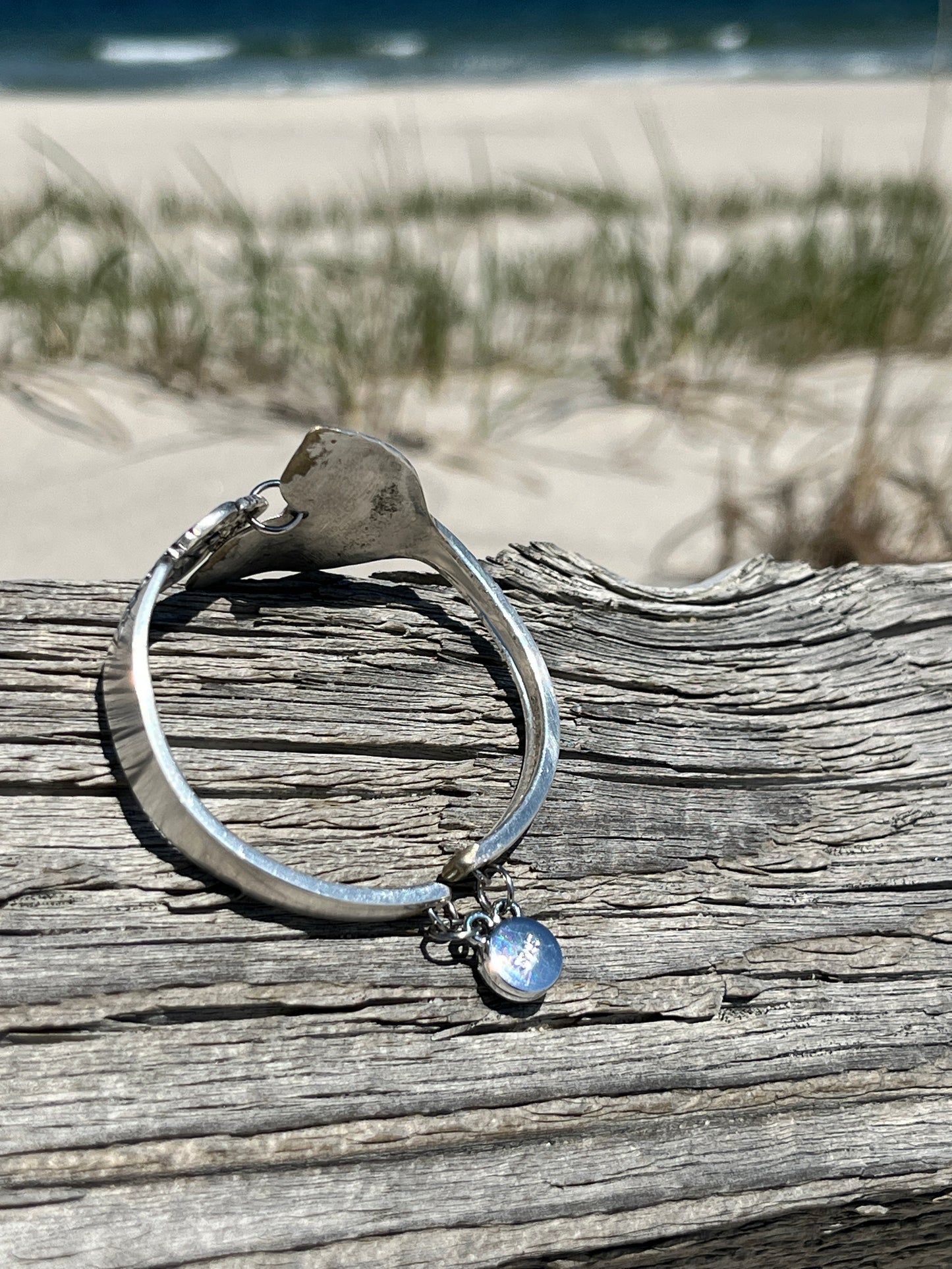Mermaid Tail ( Magnetic Clasp) Bracelet- Pattern: Rosemary - Circa 1919