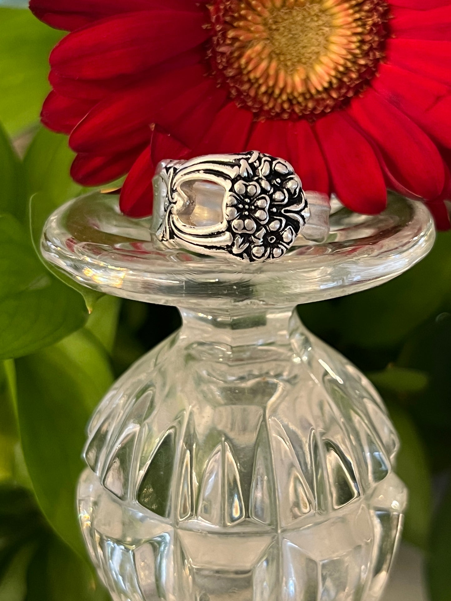 Eternally Yours Teaspoon Spoon Ring- Vintage 1941
