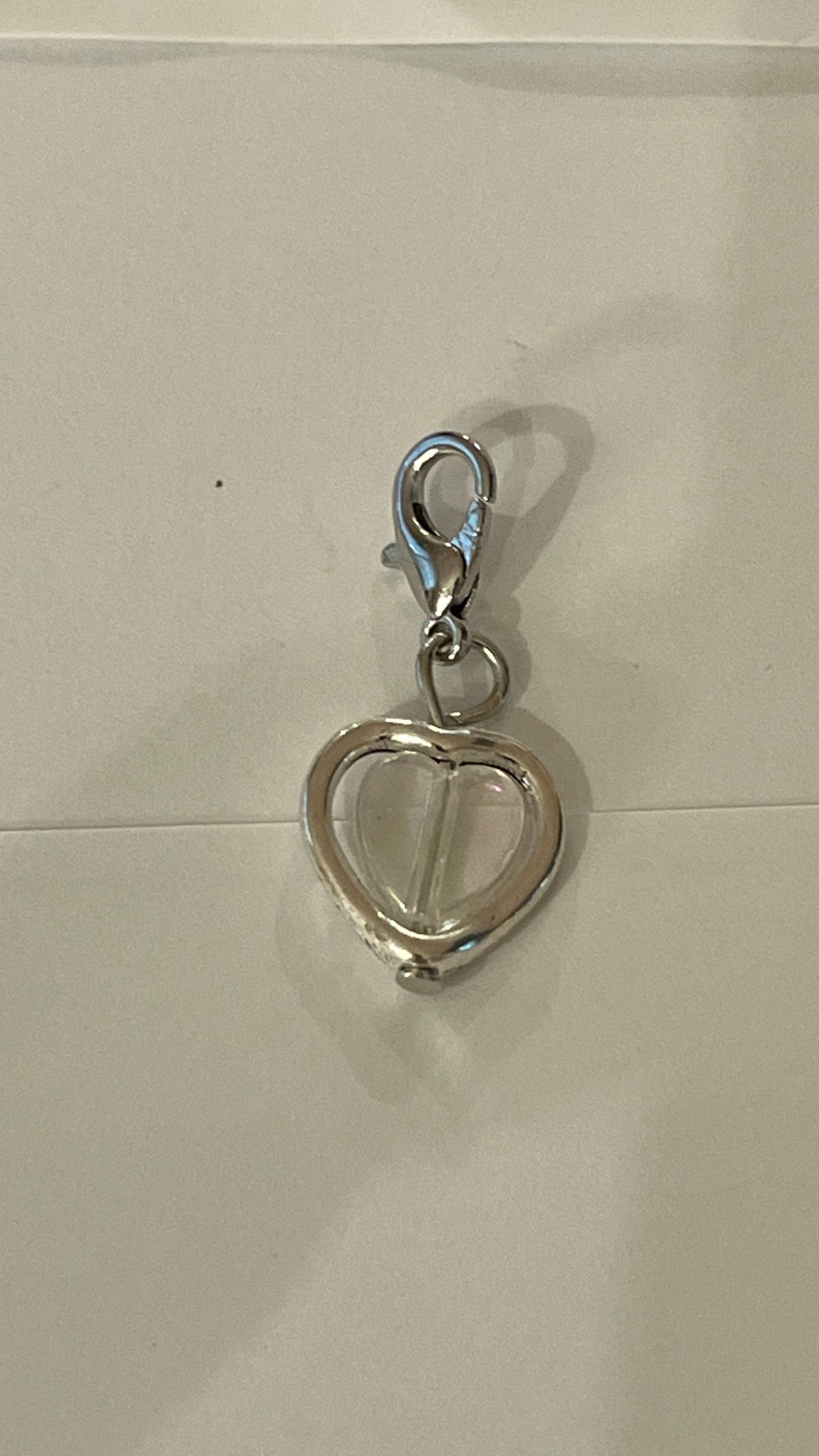 Jersey Girl clip on Charms- gold Sand dollar and heart charm