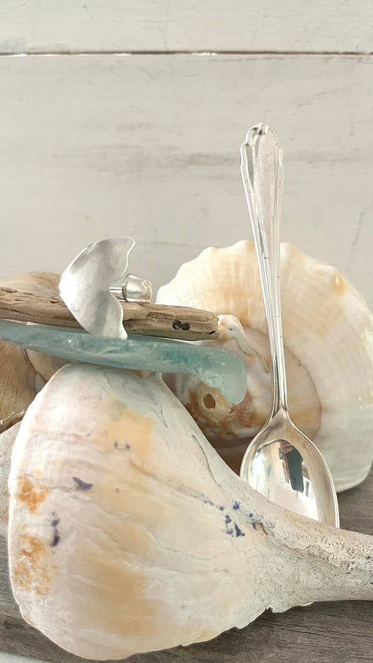 Mermaid Tail Spoon Ring- Vintage 1940 pattern: Liselotte
