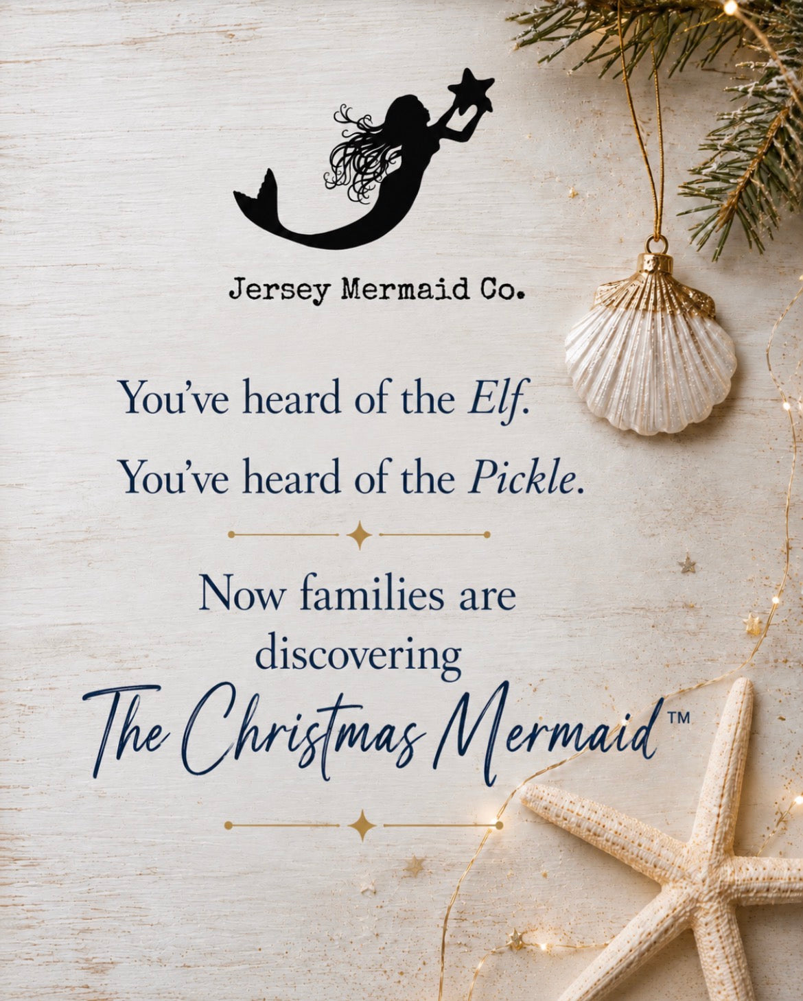 The Christmas Mermaid Ornament