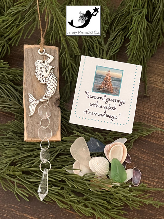Mermaid -Ornament with Repurposed Dune Fencing
