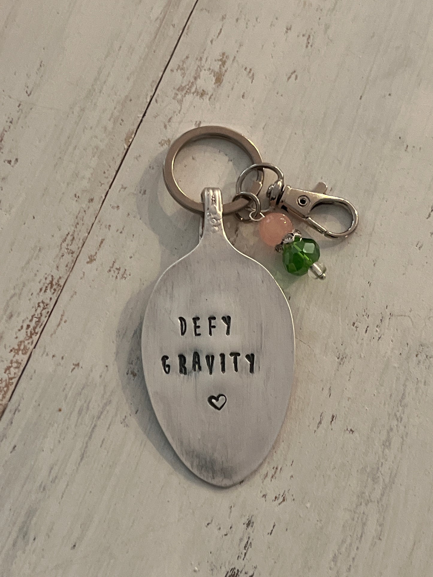 Defy Gravity Keychain/clip on
