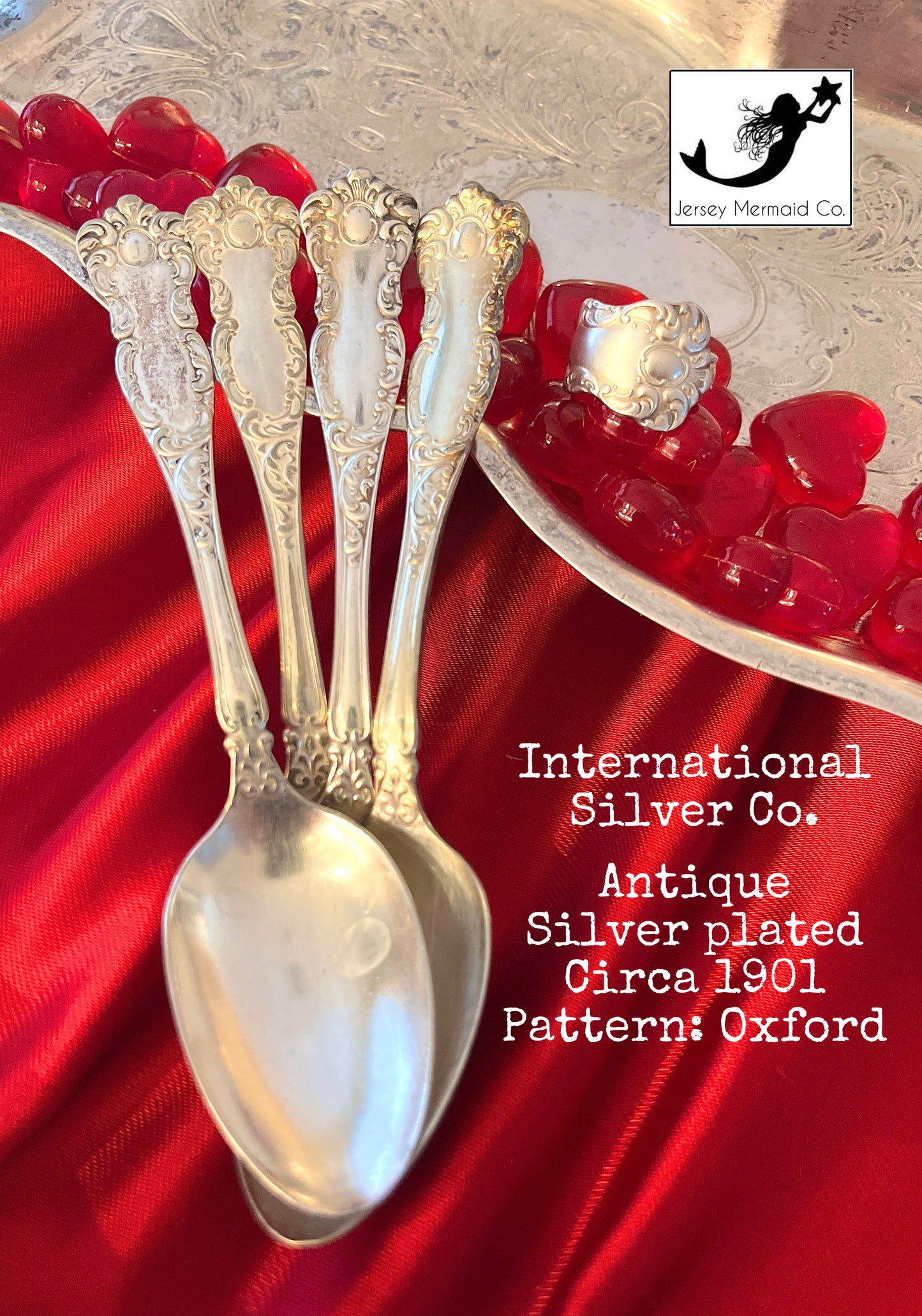 Oxford pattern-  Antique Teaspoon Ring- circa 1901