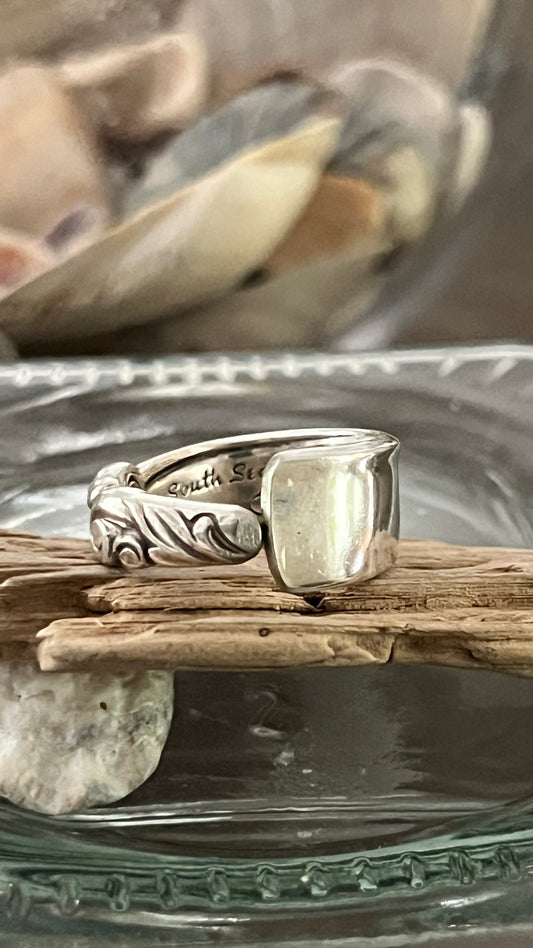 South Seas Spoon Ring- Vintage 1955