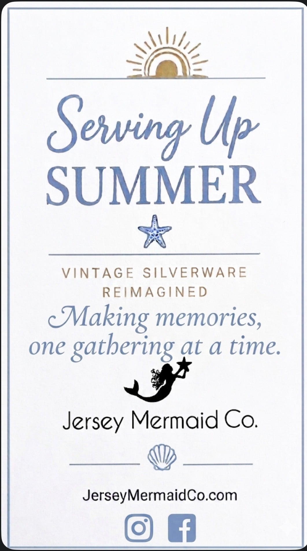 Serving Up Summer - Hand stamped Casserole Serving Spoon and Tea Towel