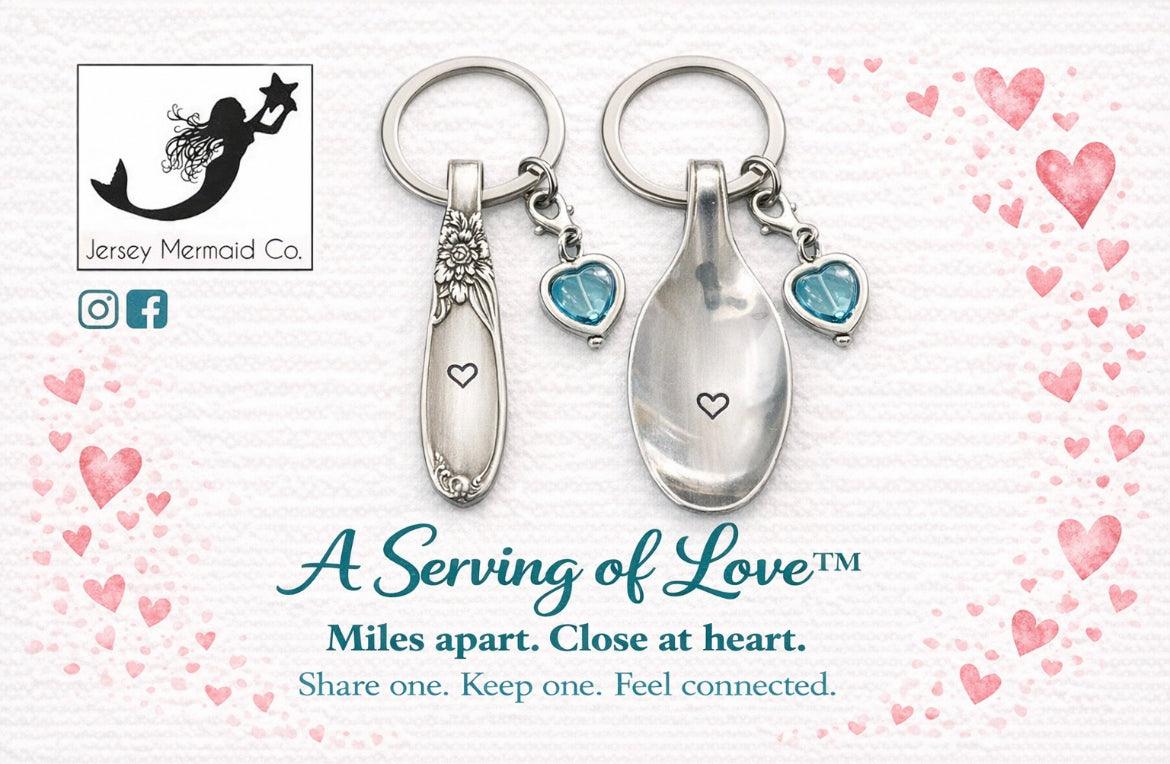 "A Serving of Love" - keychains * silverware patterns may vary