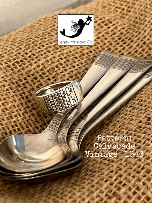 Calvacade Demitasse Spoon Ring- Vintage 1946