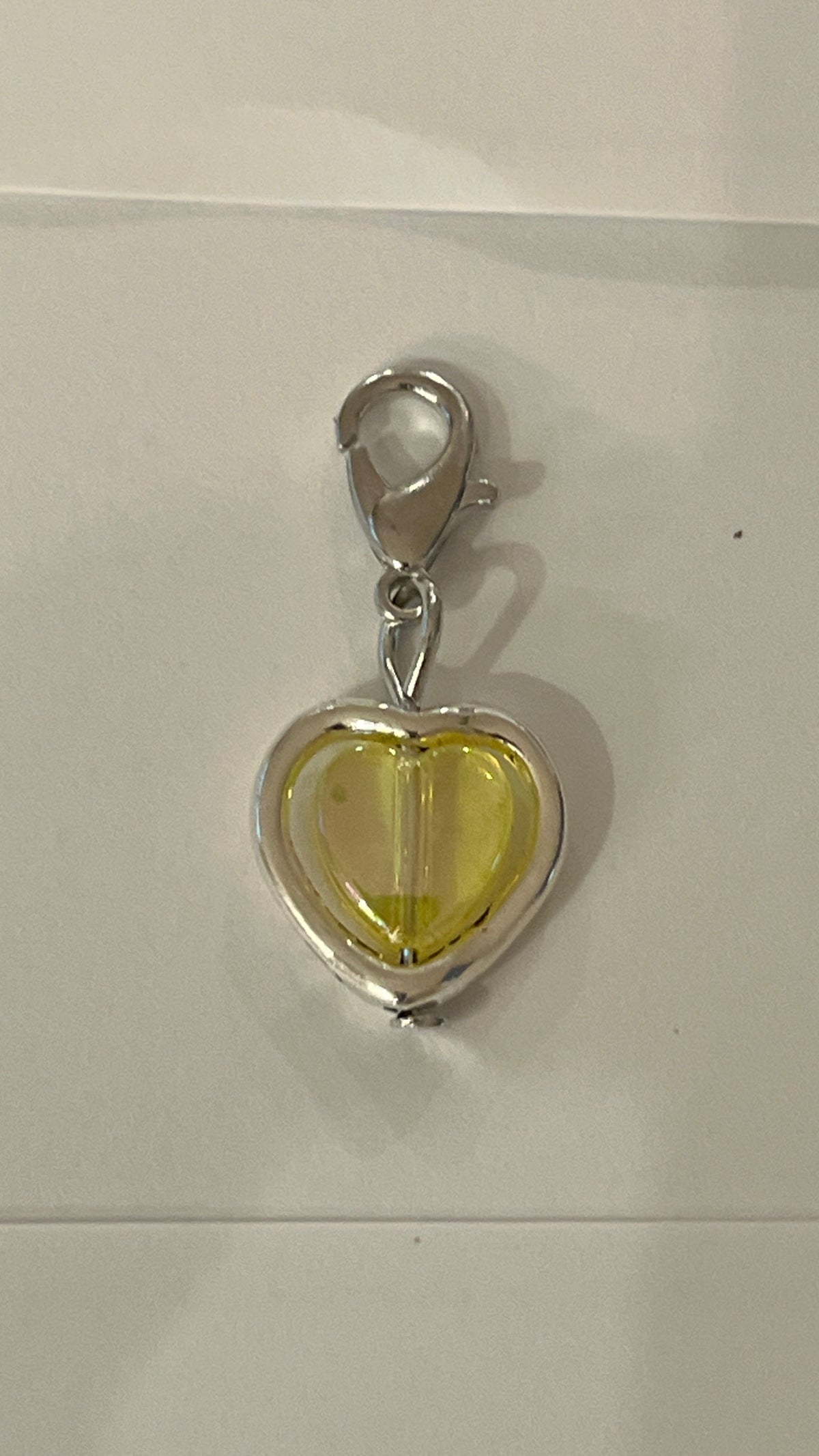Jersey Girl clip on Charms- gold Sand dollar and heart charm