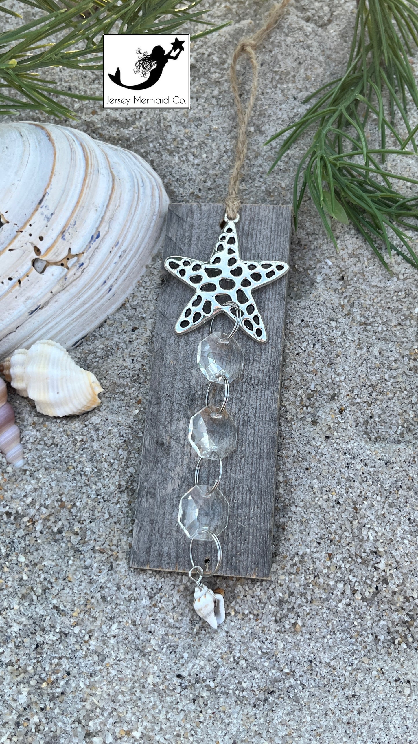 Starfish Ornament with Repurposed Dune Fencing