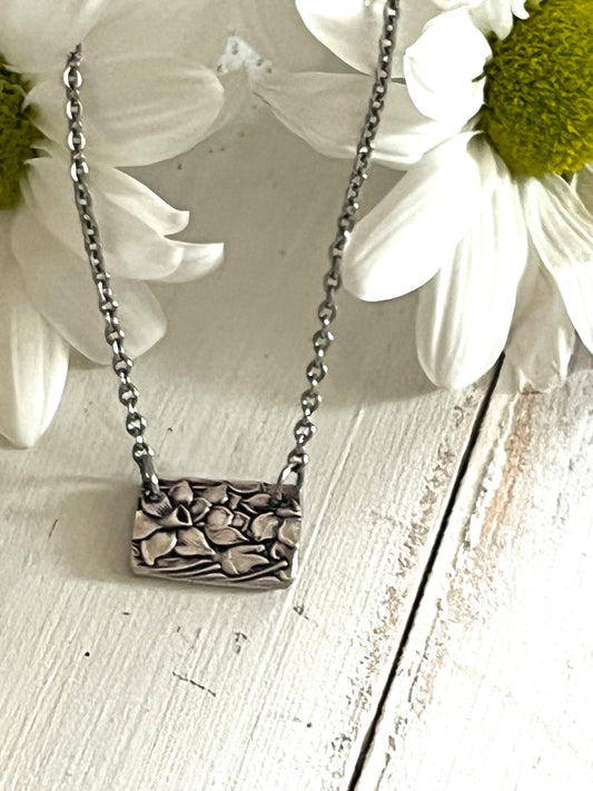 Narcisuss Bar Necklace -Vintage 1935.