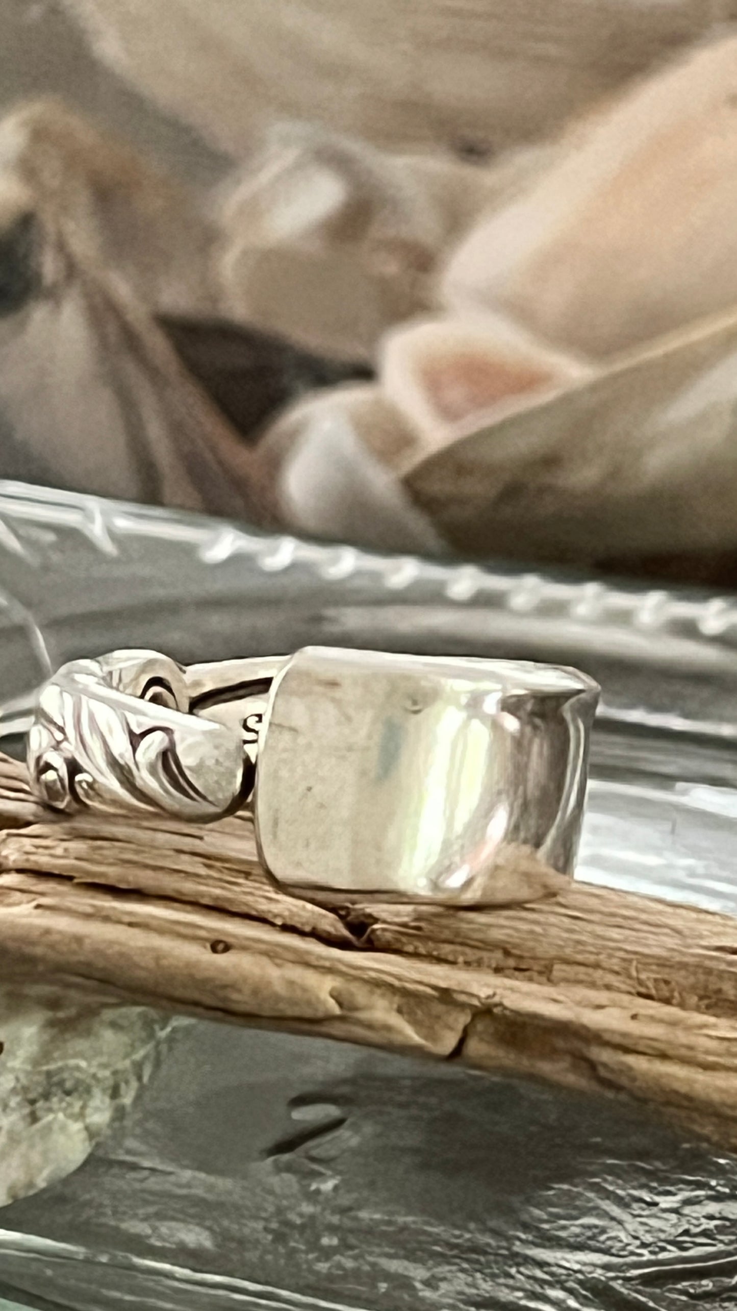 South Seas Spoon Ring- Vintage 1955