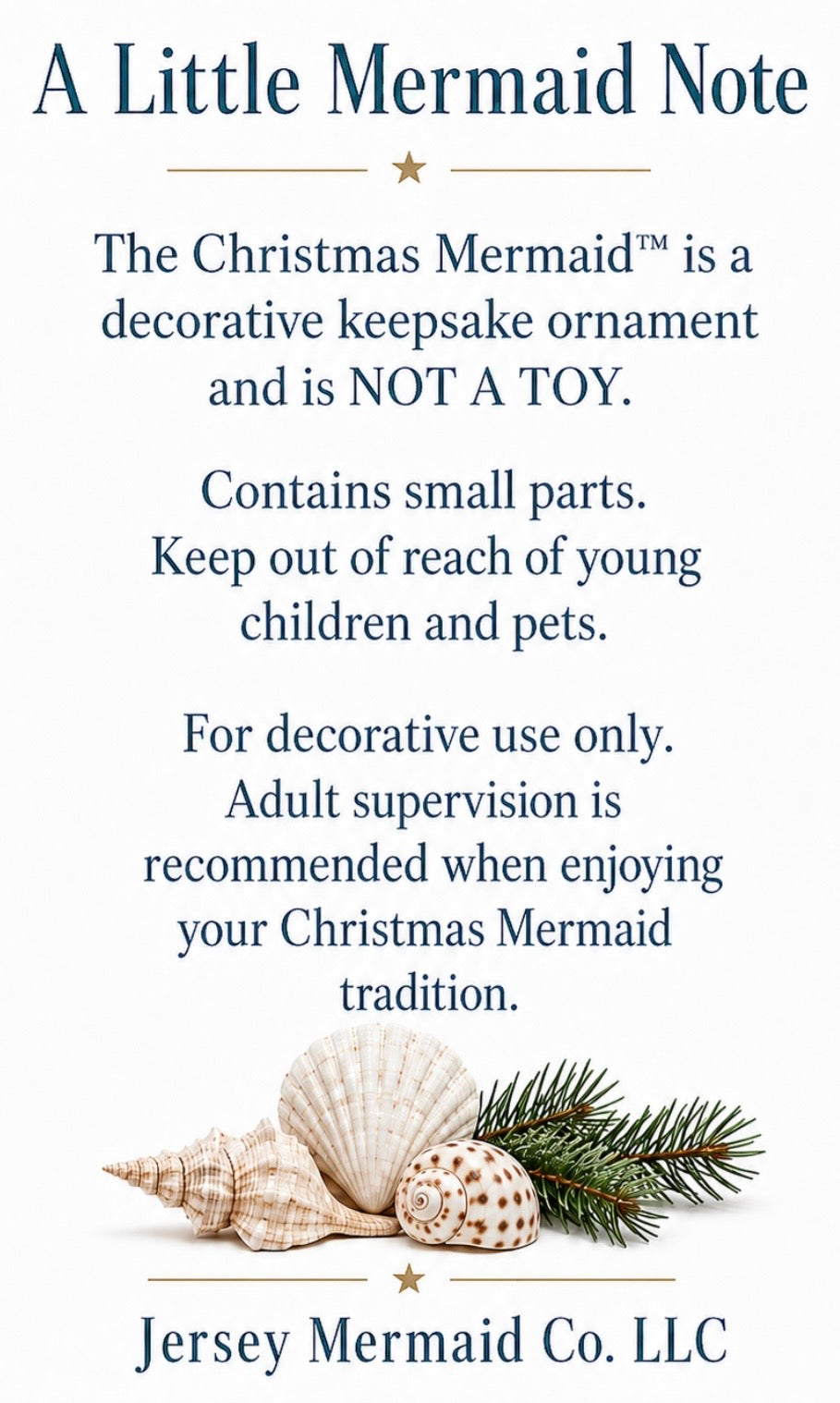 The Christmas Mermaid Ornament