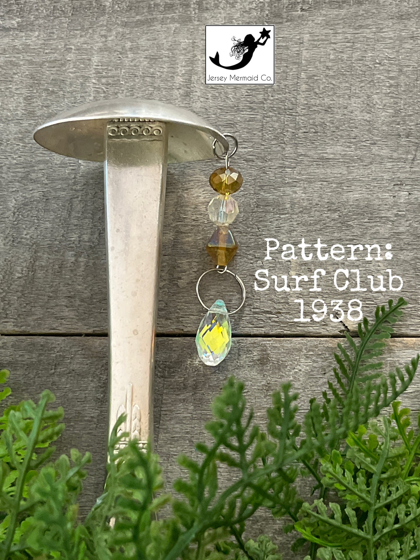 Mushroom Garden Bling- pattern: Surf Club, vintage 1938