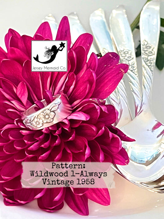 Wildwood 1-Always : Teaspoon Spoon Ring- Vintage 1958