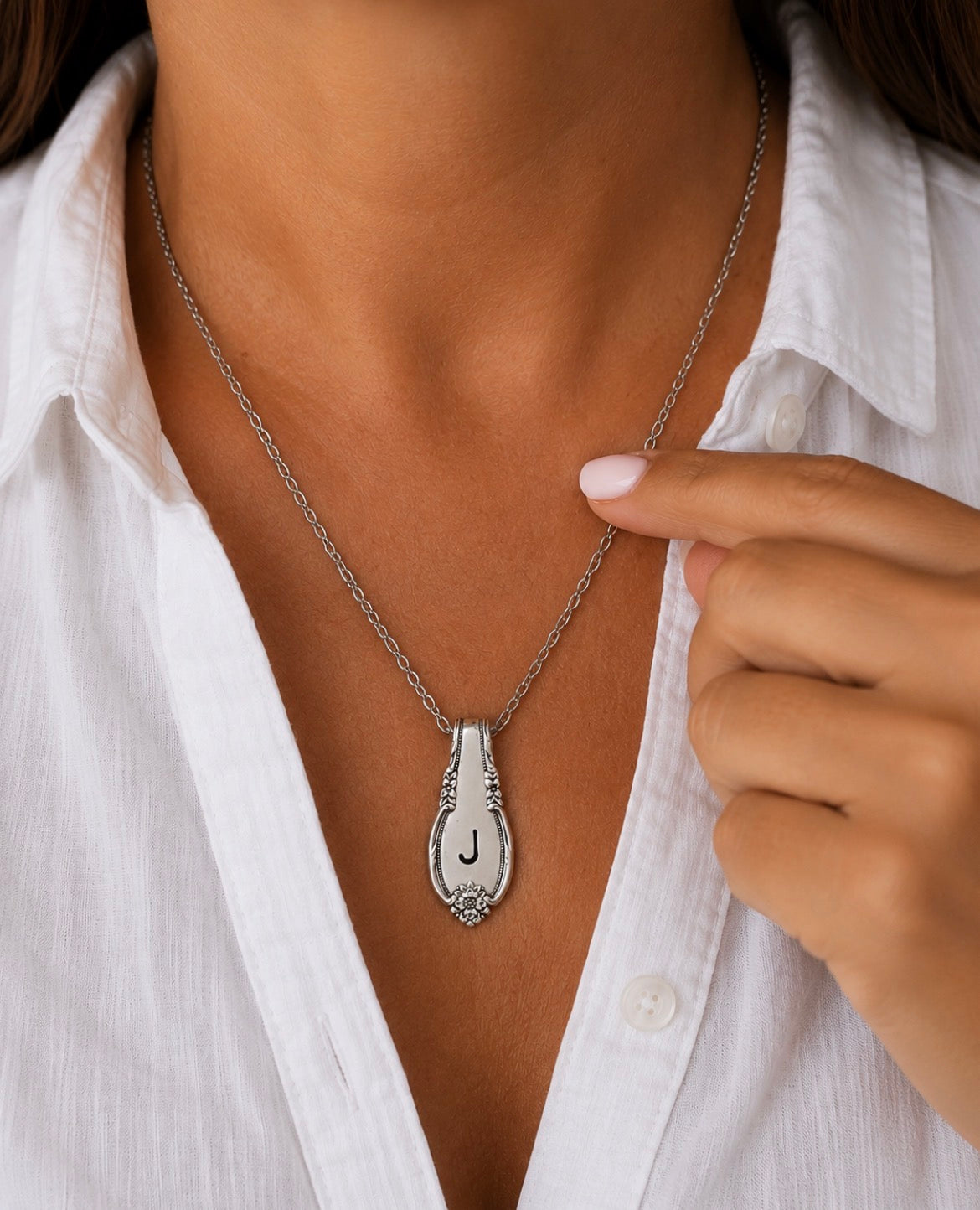 Initial Necklace-Vintage 1948