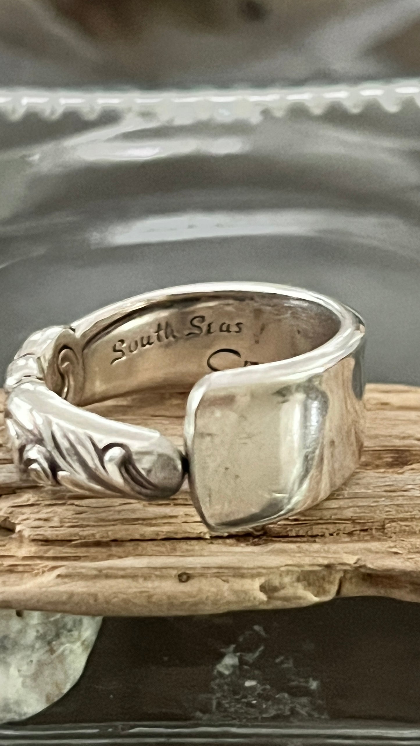 South Seas Spoon Ring- Vintage 1955
