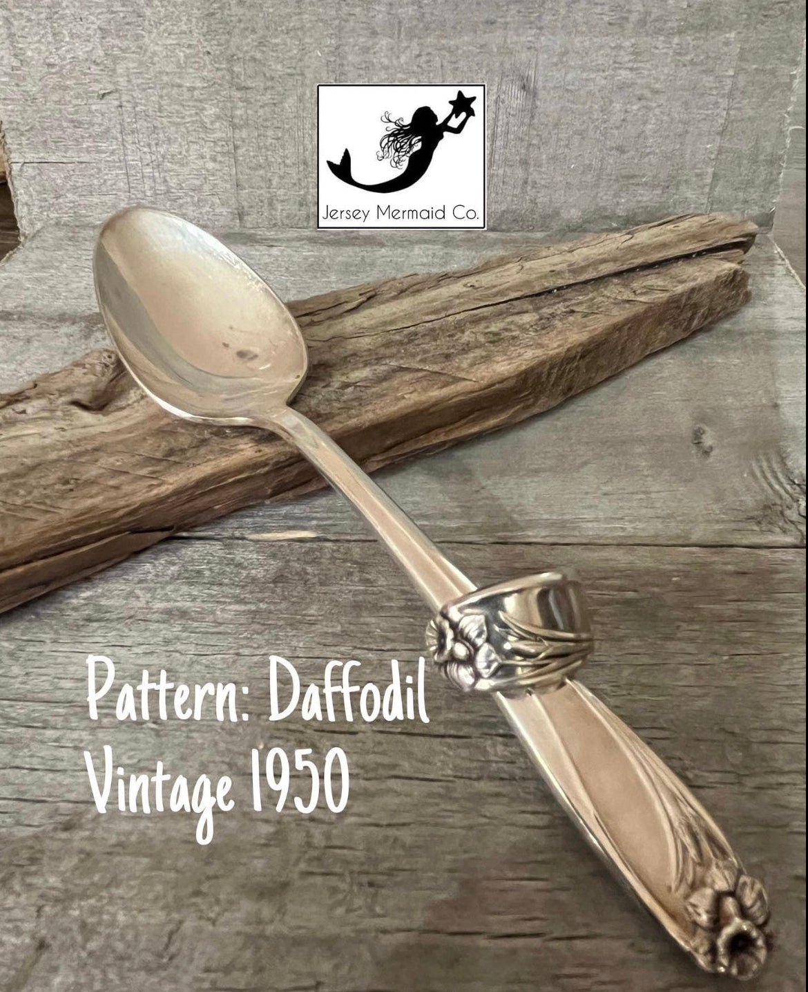 Spoon Ring-  Teaspoon Daffodil - 1950
