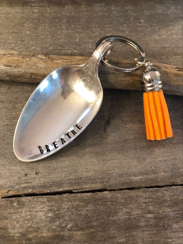 The Calming Spoon Keychain - with tassel
