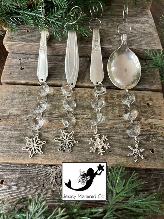 Snowflake/Vintage Silverware Ornament